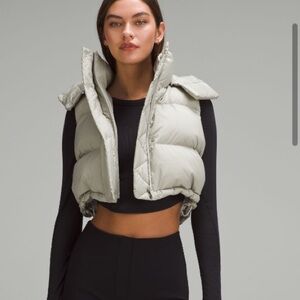 lululemon athletica Cream Puffer Vest